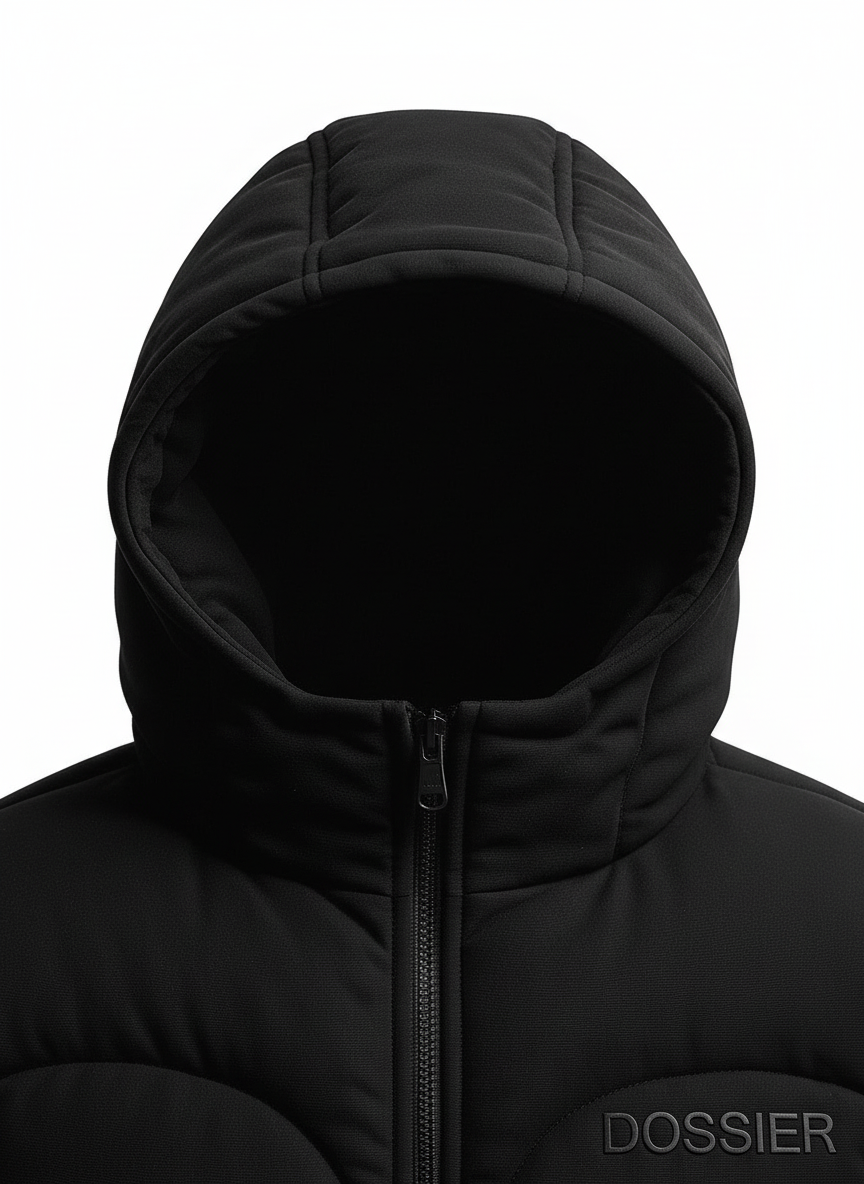 DOSSIER™ — Sculpted Hooded Bomber