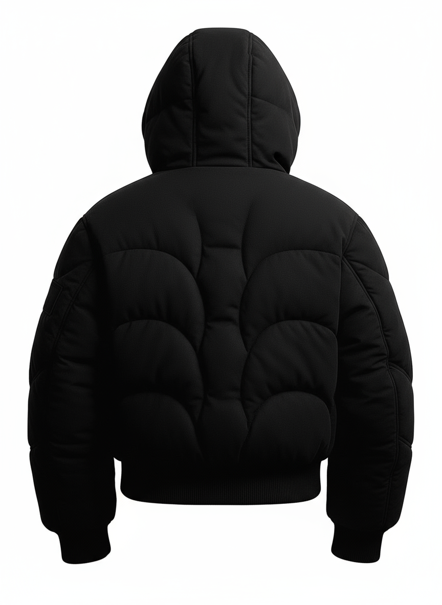 DOSSIER™ — Sculpted Hooded Bomber