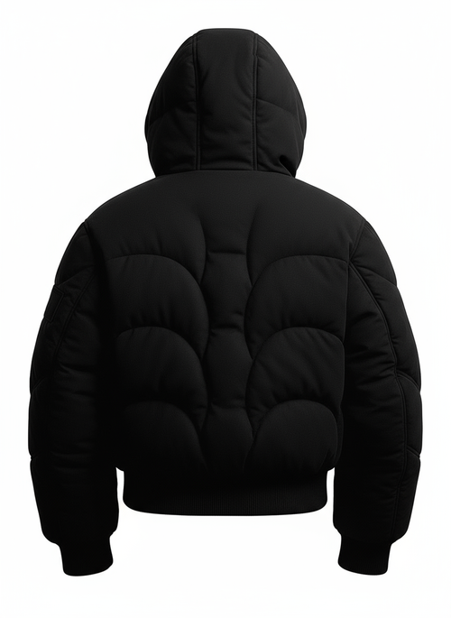 DOSSIER™ — Sculpted Hooded Bomber