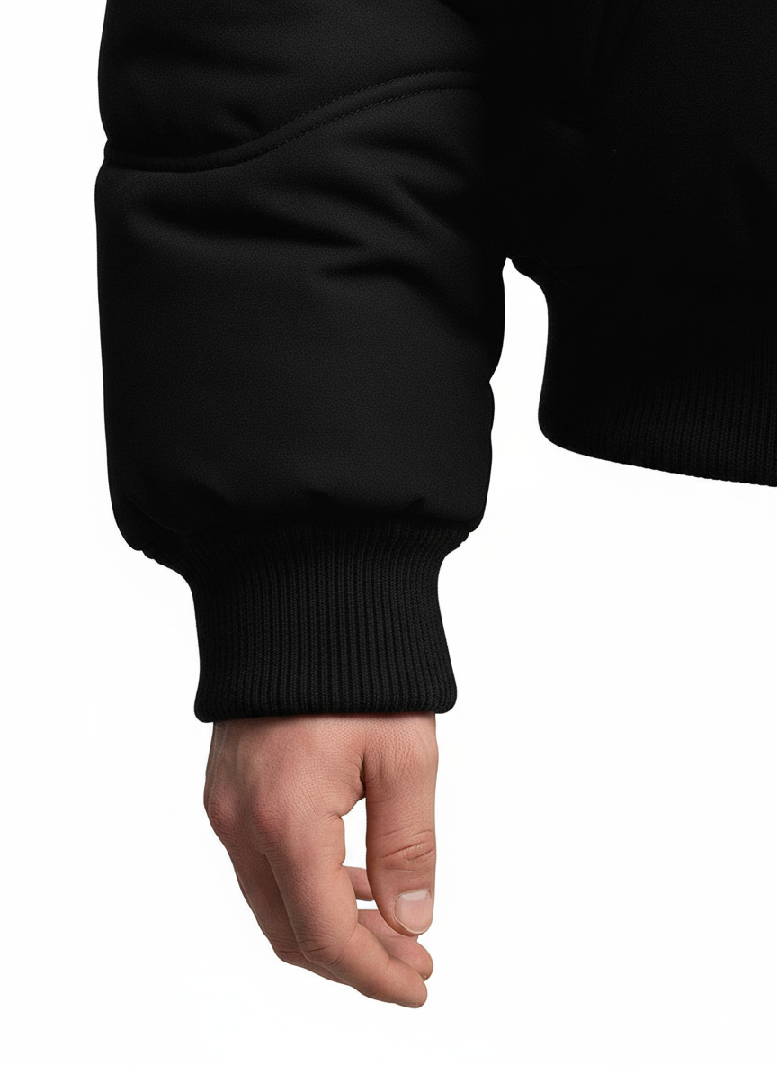 DOSSIER™ — Sculpted Hooded Bomber