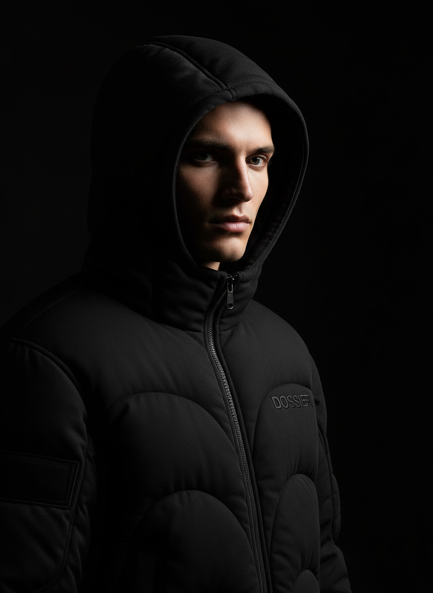 DOSSIER™ — Sculpted Hooded Bomber