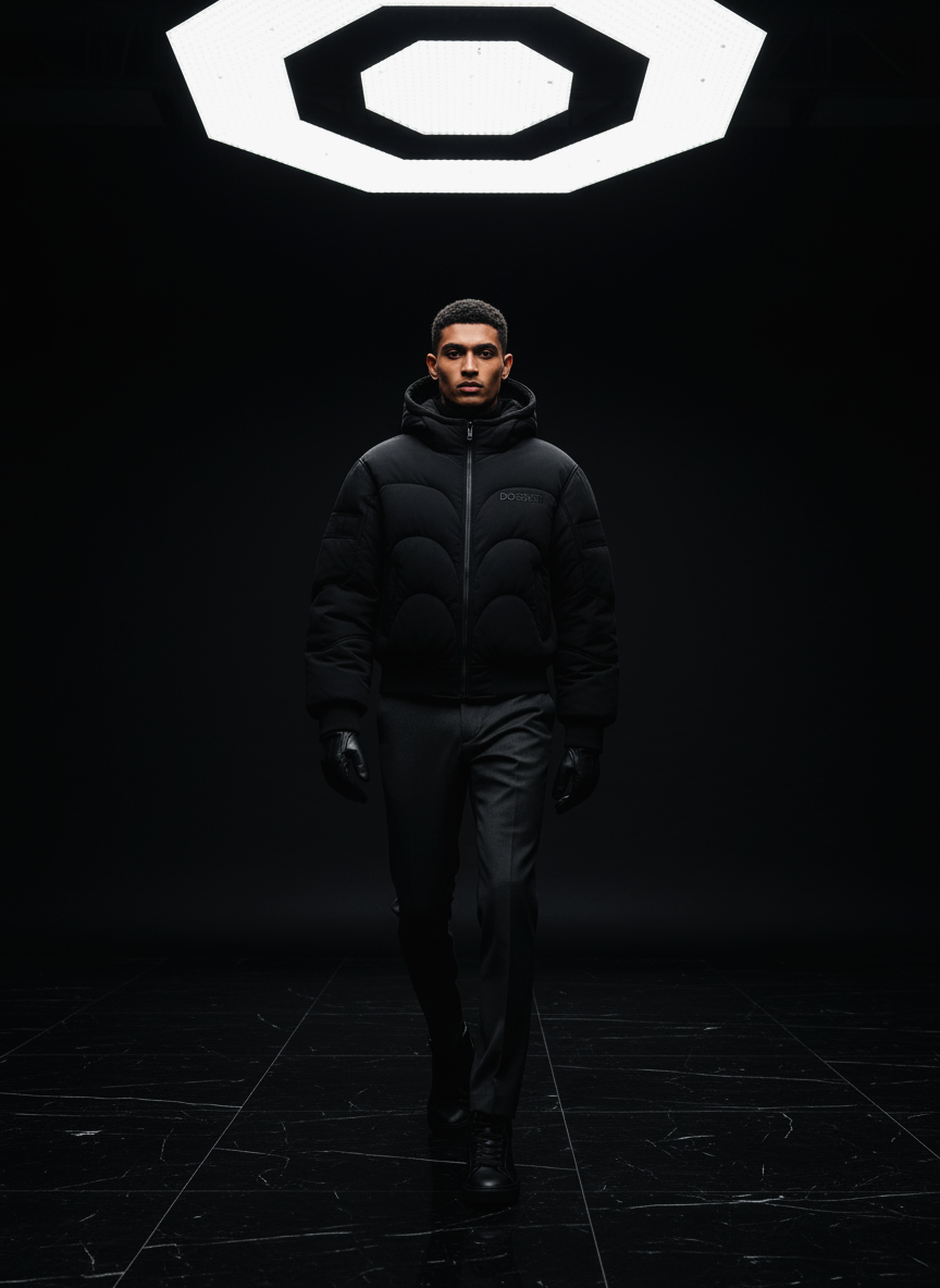 DOSSIER™ — Sculpted Hooded Bomber