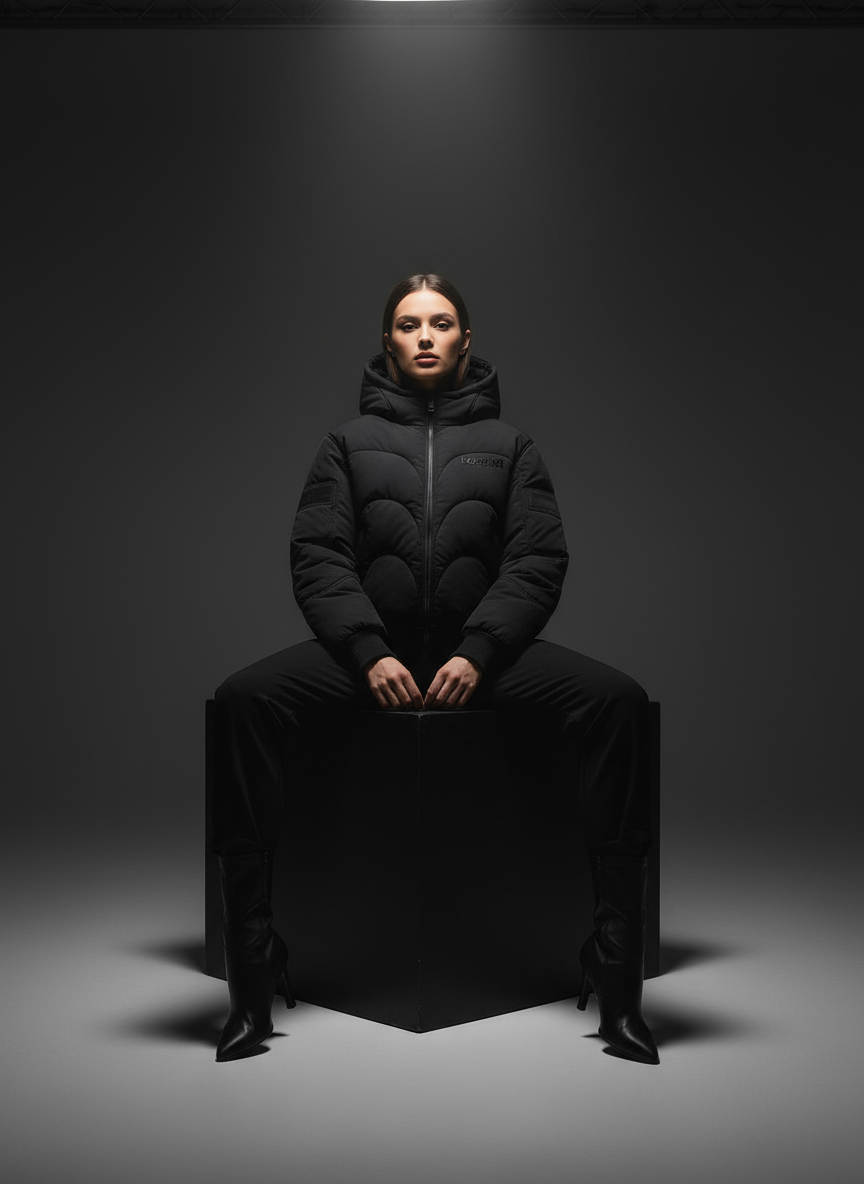 DOSSIER™ — Sculpted Hooded Bomber
