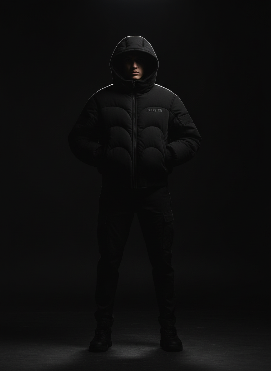 DOSSIER™ — Sculpted Hooded Bomber