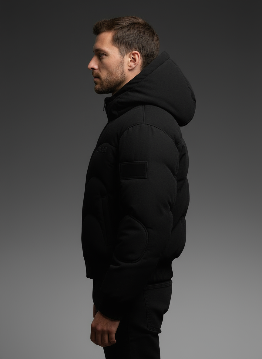 DOSSIER™ — Sculpted Hooded Bomber